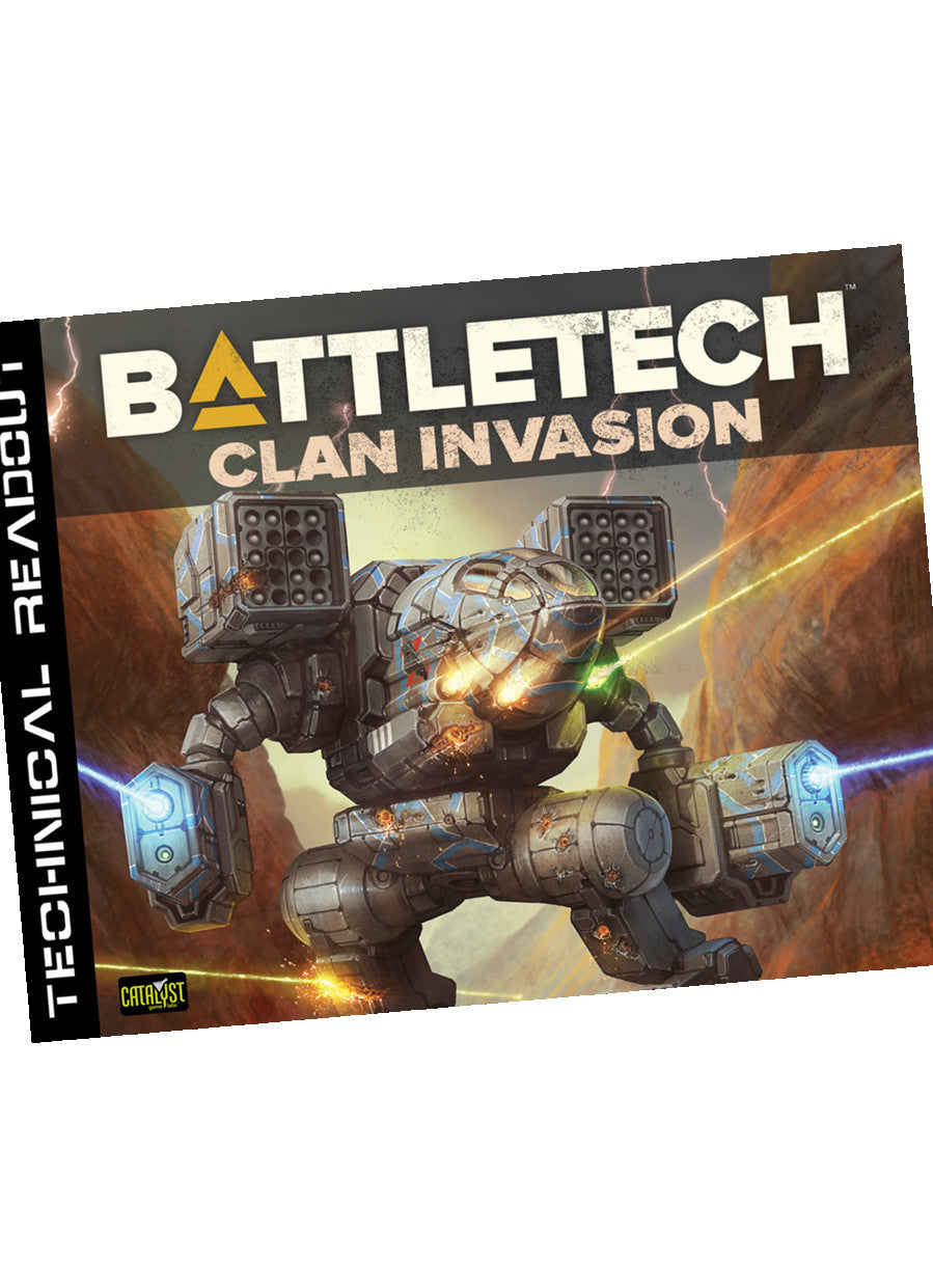 Battletech Technical Readout Clan Invasion Board Game